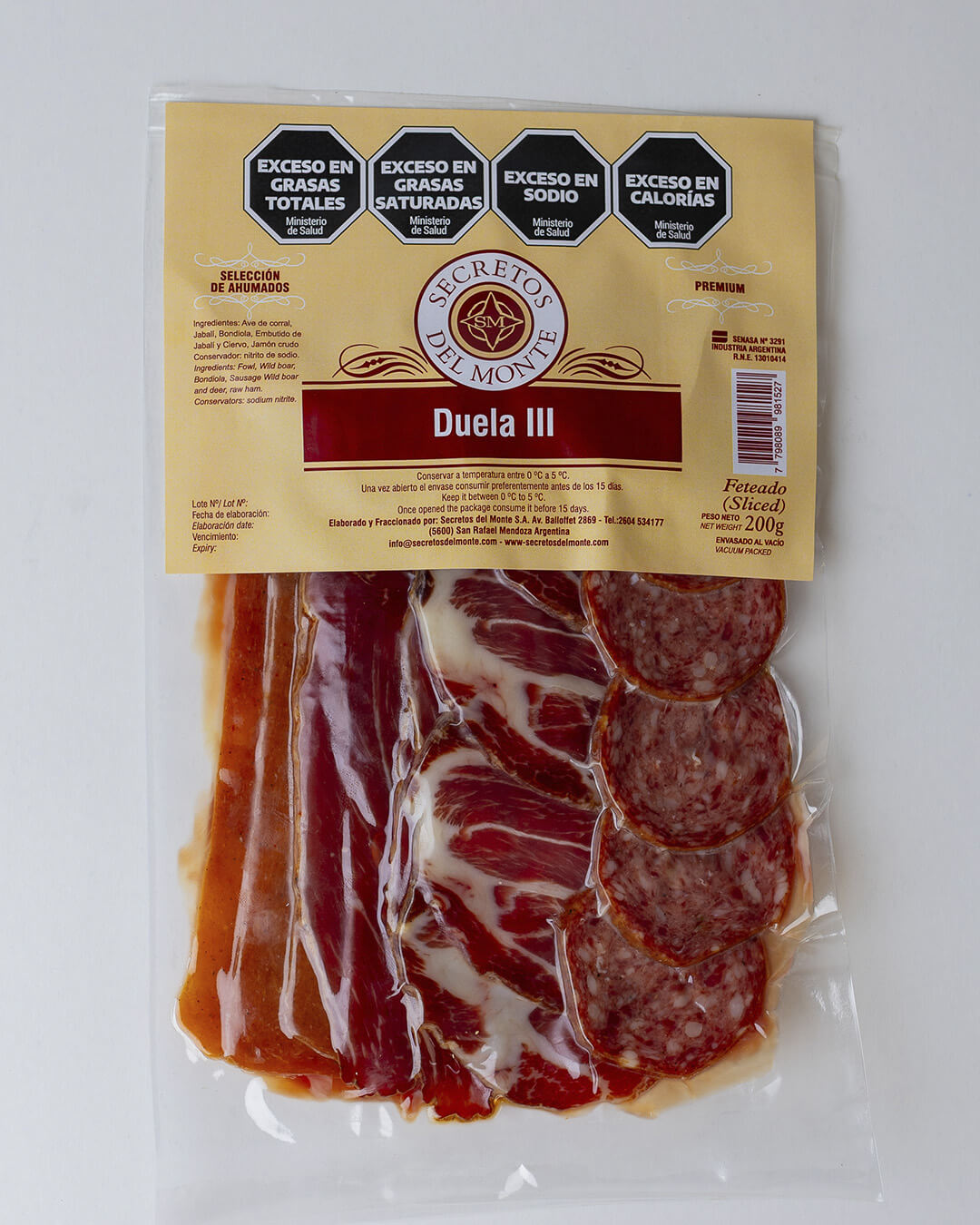Duelas III - Mix Carnes Ahumadas Curadas 200gr