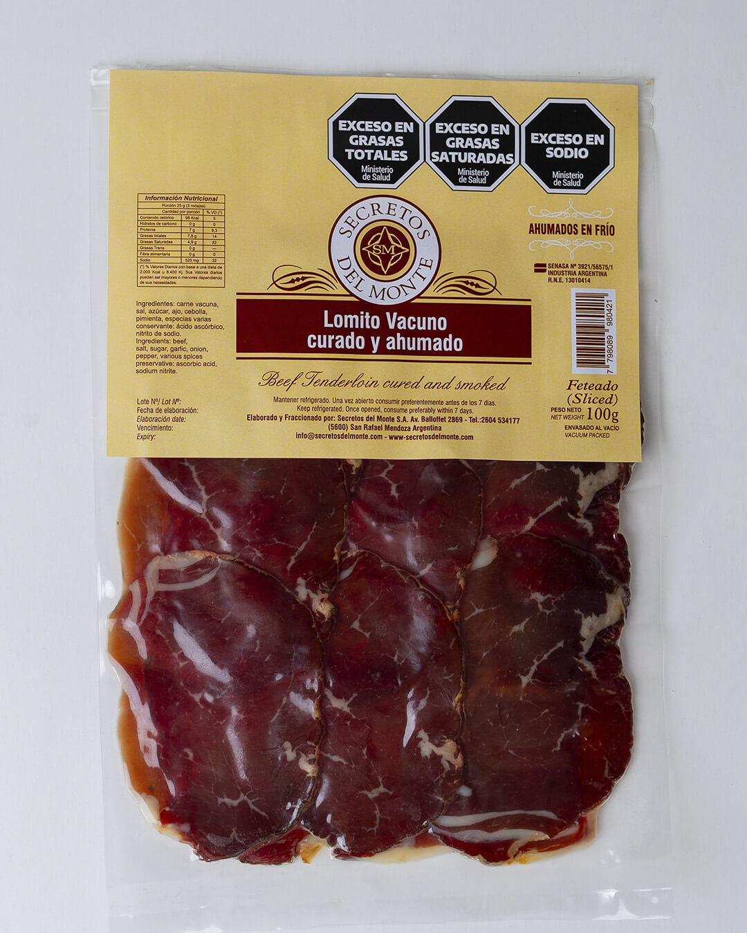 Lomo Vacuno Ahumado Curado