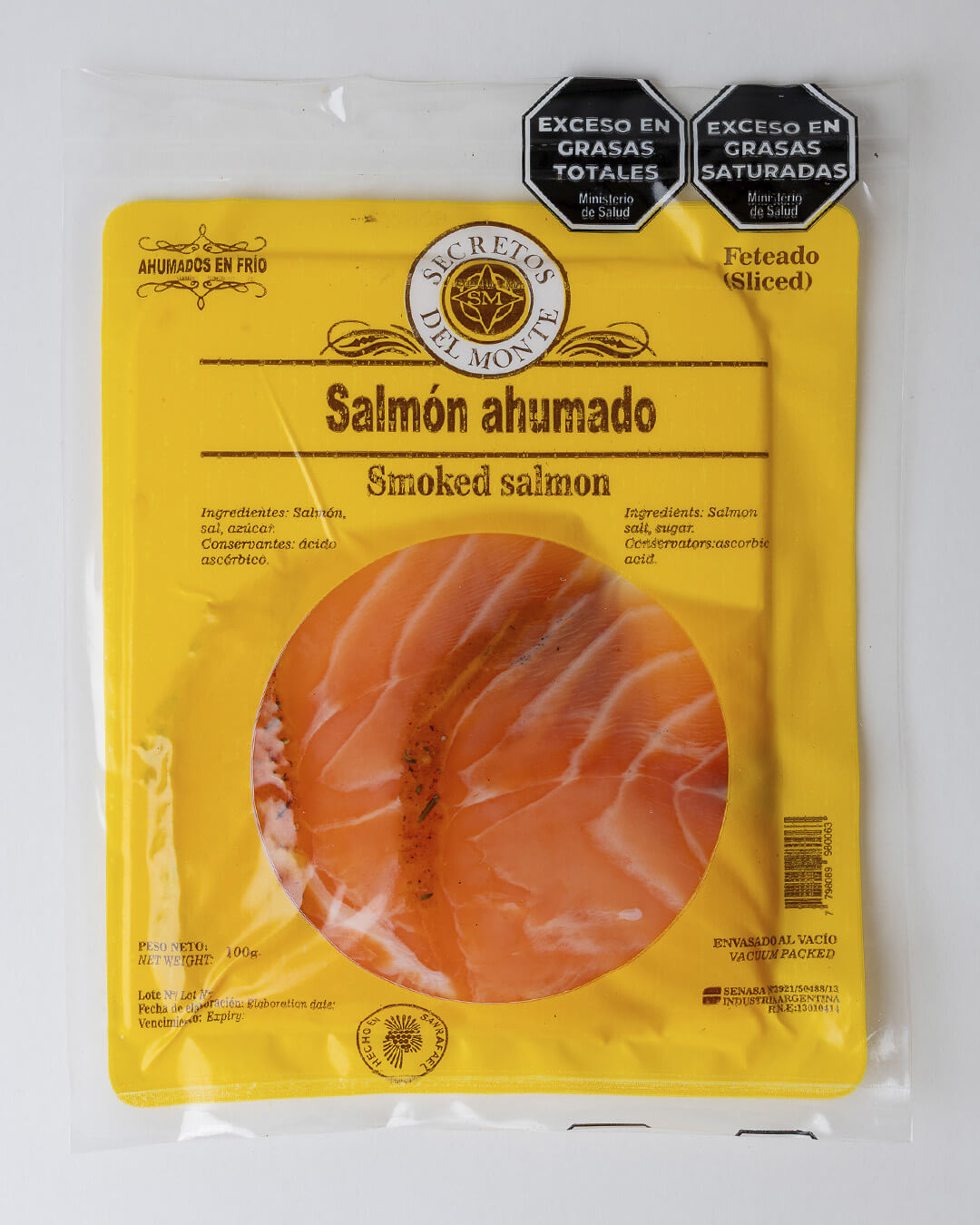 Salmon Ahumado en Fetas 100 gr.