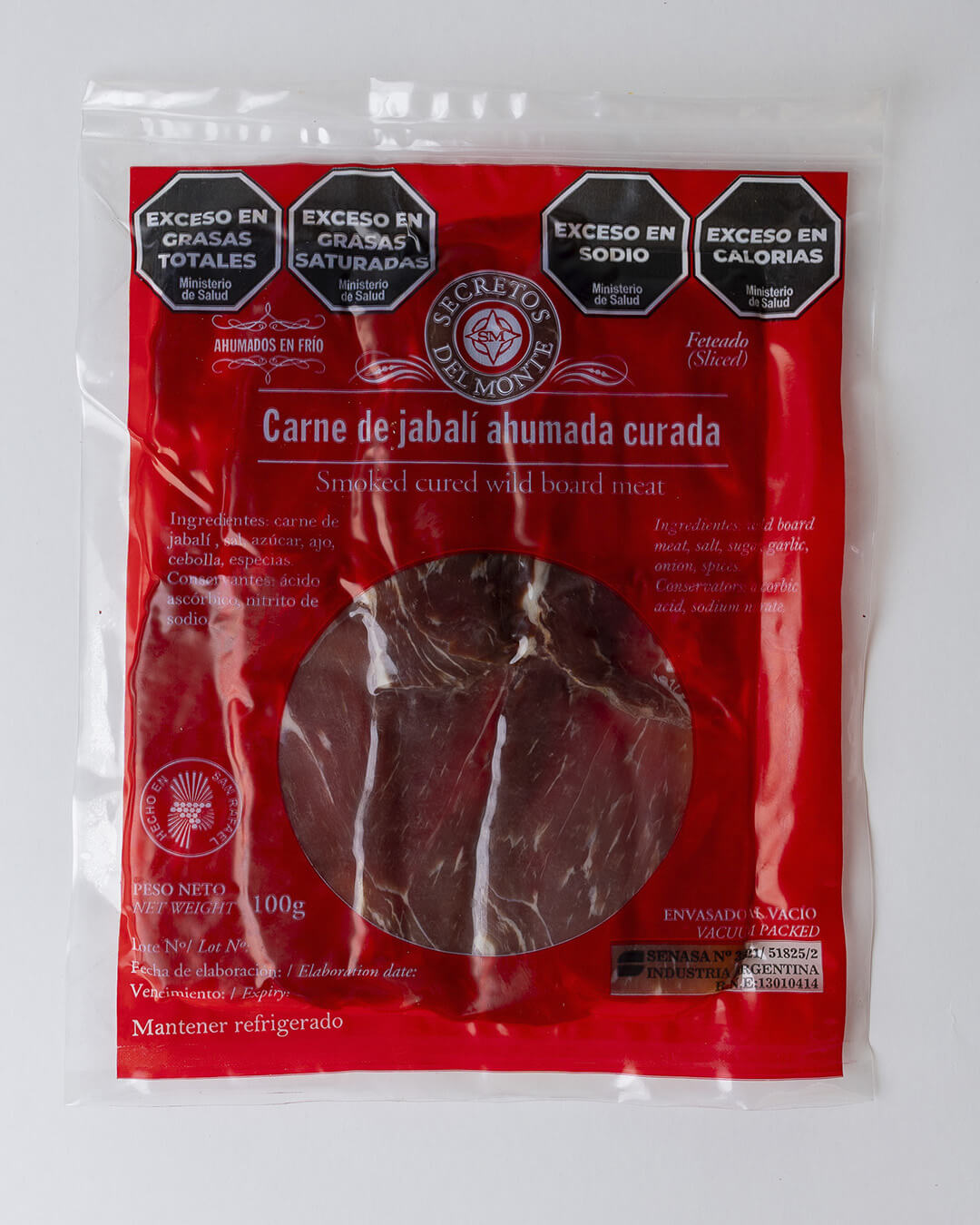 Carne de Jabalí Ahumada Curada